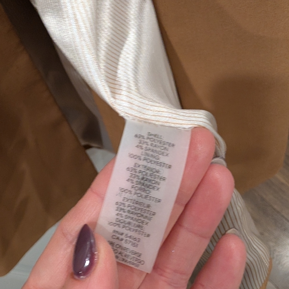 Calvin Klein Camel Women's Blazer - Picture 6 of 8